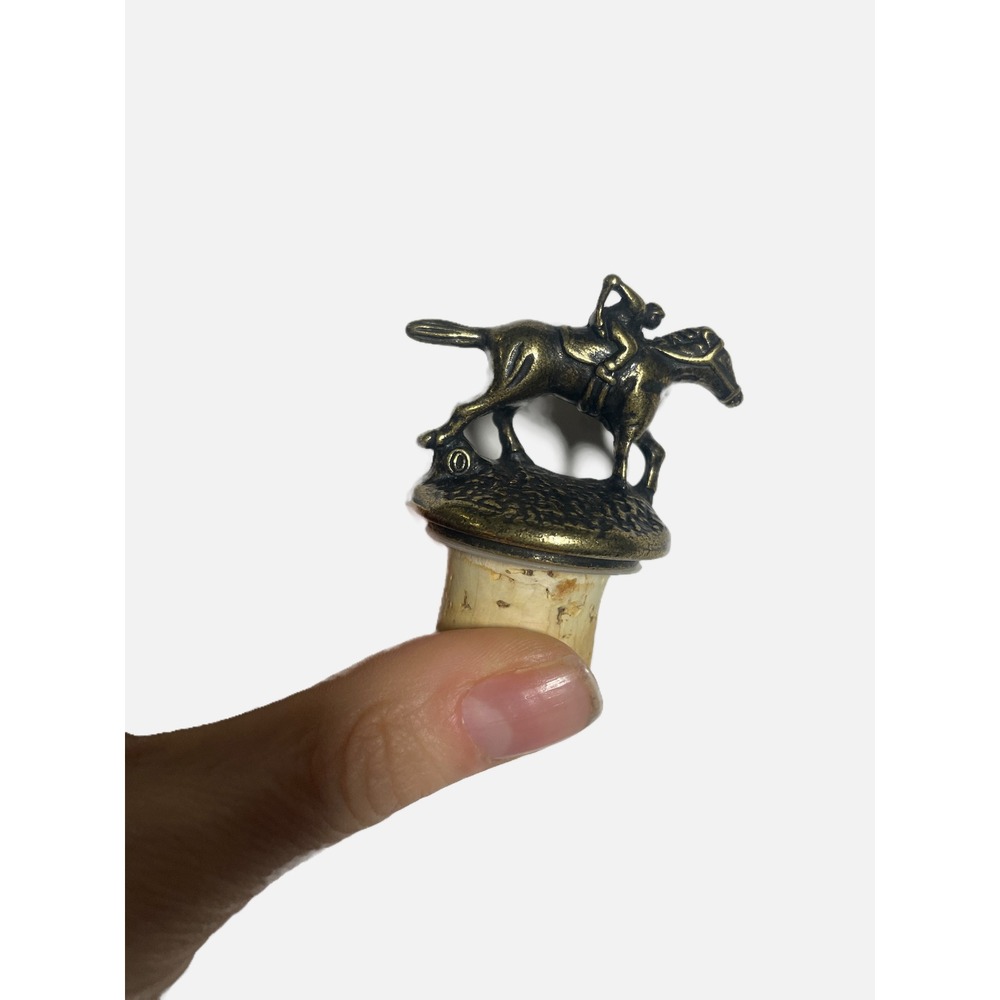 Blanton's O Horse‎ Bottle Stopper Unisex OS Bronze Collectible Bourbon Barware